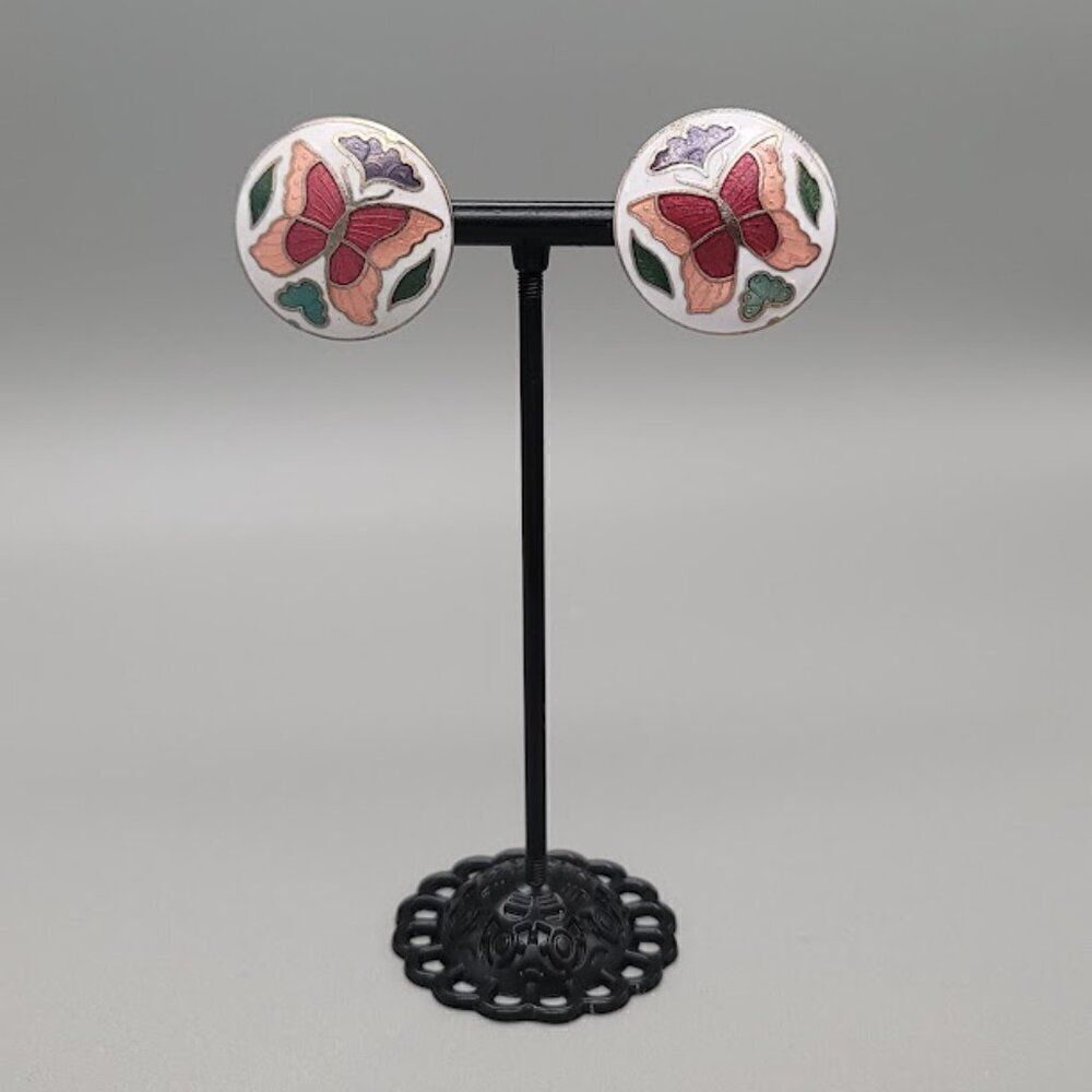 VINTAGE Butterfly Earrings